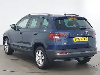 Used Skoda Karoq SE Technology 150 HP (110 kW) 2019 Blue SUV