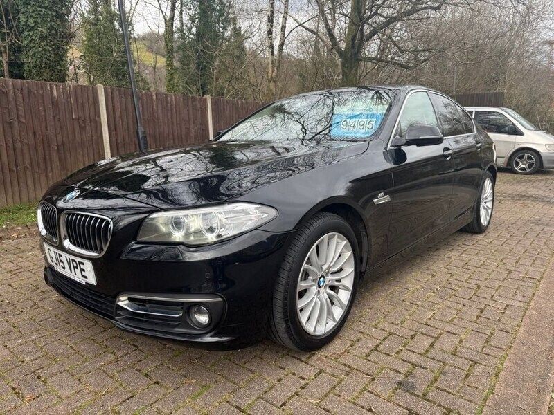 Black Used 2015 BMW 520 Luxury Line Sedan | £8,995 (Fair price) - Image 1/4