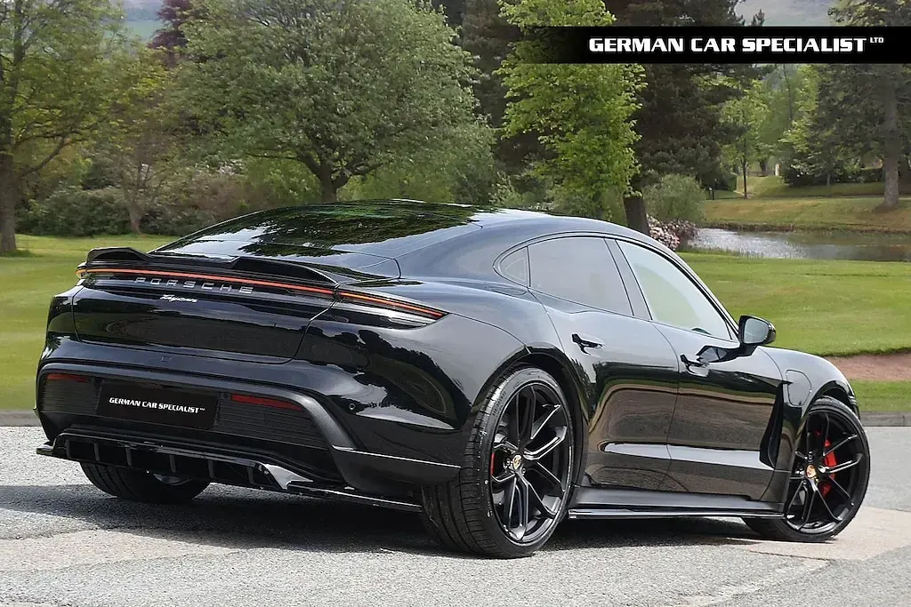 Used Porsche Taycan 4S 2020 Jet black Sedan