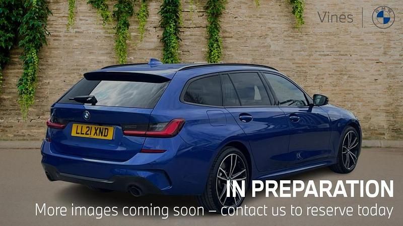 Used BMW 330e M Sport 288 HP (211 kW) 2021 Blue Estate
