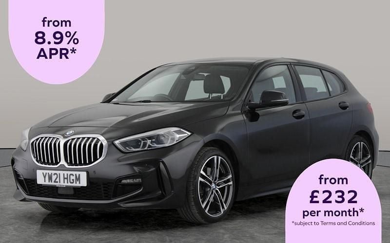 Black Used 2021 BMW 118 M Sport Hatchback | £17,845 (Good price) - Image 1/2