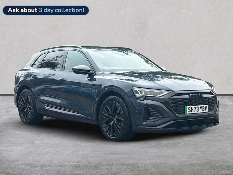 Blue Used 2023 Audi Q8 e-tron Black Edition SUV | £44,372 (Super price) - Image 1/4