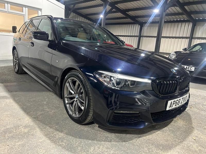 Black Used 2019 BMW 520 M Sport Estate | £17,999 (Super price) - Image 1/4