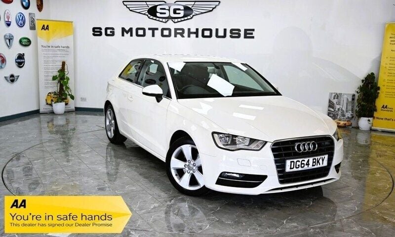 White Used 2014 Audi A3 Sport Hatchback | £7,495 (Fair price) - Image 1/4