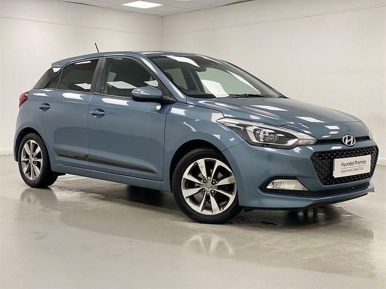 Blue Used 2017 Hyundai i20 Premium Hatchback | £7,495 (Fair price) - Image 1/4
