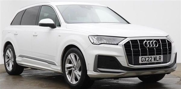 White Used 2022 Audi Q7 S-Line SUV | £50,280 - Image 1/1