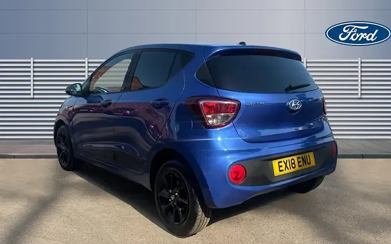 Used Hyundai i10 GO! 67 HP (49 kW) 2018 Blue Hatchback