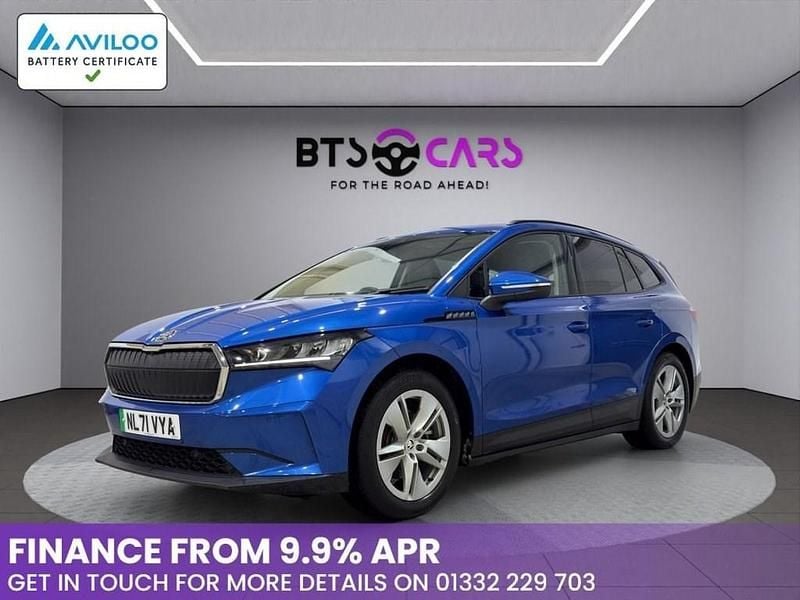 Blue Used 2021 Skoda Enyaq iV ecoSuite SUV | £17,285 (Good price) - Image 1/4