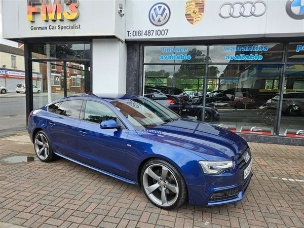 Blue Used 2014 Audi A5 Sportback Black Edition Hatchback | £9,995 (Good price) - Image 1/1