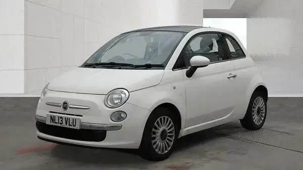 Used Fiat 500 Lounge 69 HP (50 kW) 2013 White Hatchback