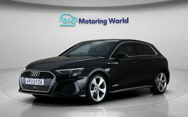 Used Audi A3 Sportback S-Line 150 HP (110 kW) 2023 Black Hatchback