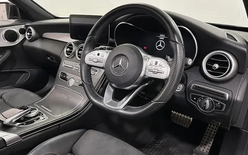 Used Mercedes C200 AMG Line Premium 184 HP (135 kW) 2020 Black Cabriolet