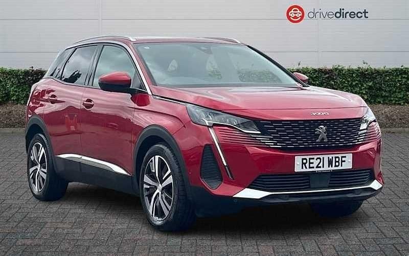 Red Used 2021 Peugeot 3008 Allure Premium Estate | £14,698 (Good price) - Image 1/4