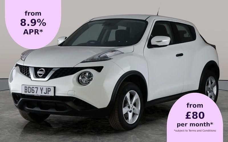 White Used 2017 Nissan Juke Visia SUV | £6,246 (Good price) - Image 1/1