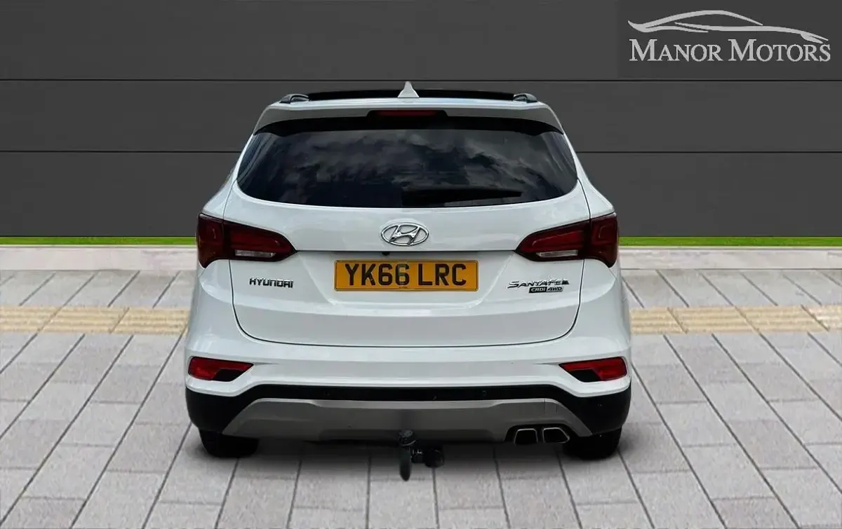 Used Hyundai Santa Fe Edition 200 HP (147 kW) 2017 White SUV