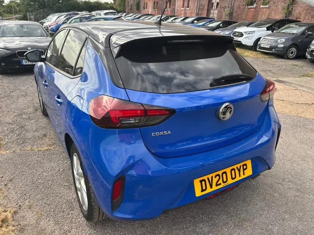 Used Vauxhall Corsa SRi 100 HP (73 kW) 2020 Blue Hatchback