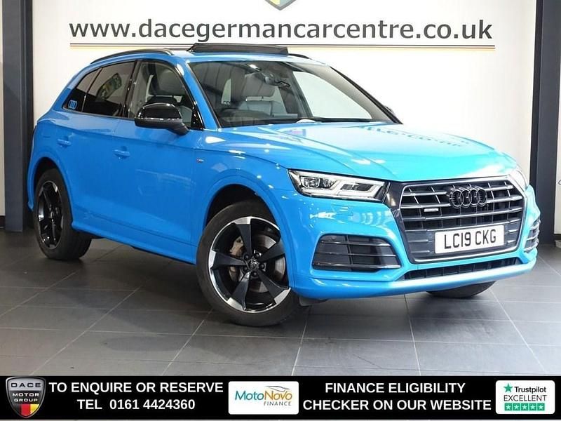 Used Audi Q5 Black Edition 190 HP (139 kW) 2019 Blue SUV