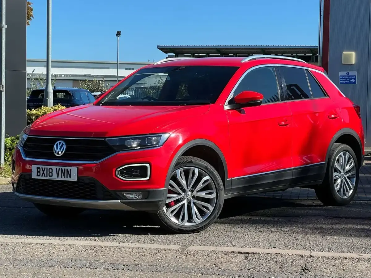 Usado VW T-Roc SEL 150 HP (110 kW) 2018 Vermelho SUV