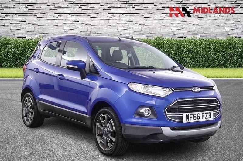 Used Ford Ecosport Titanium 125 HP (91 kW) 2016 Blue SUV