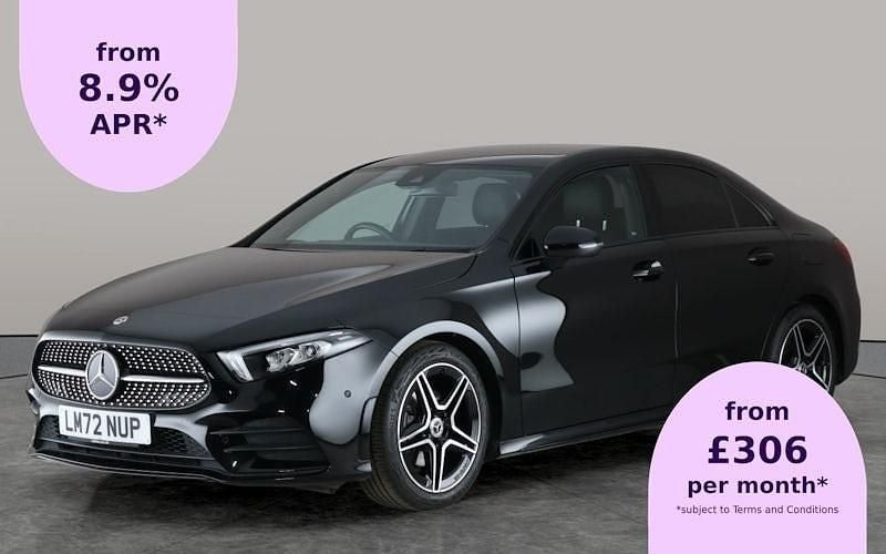 Black Used 2022 Mercedes A180 Executive Sedan | £21,123 (Fair price) - Image 1/2
