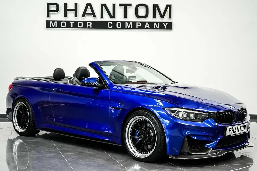 Usado BMW M4 Cabriolet Comfort Edition 431 CV (317 kW) 2018 Azul Descapotable