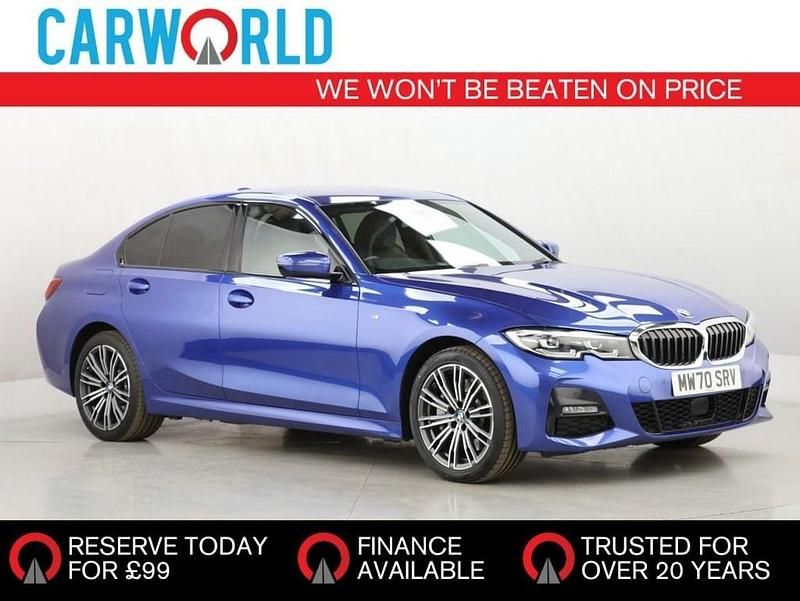 Blue Used 2021 BMW 330e M Sport Sedan | £15,990 (Fair price) - Image 1/3