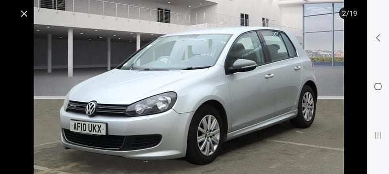 Silver Used 2010 VW Golf VI Hatchback | £1,495 (Good price) - Image 1/4