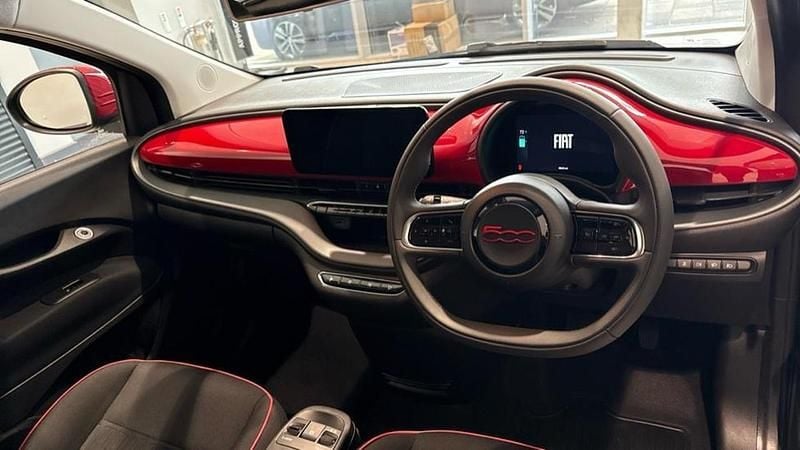 Grey Used 2022 Fiat 500e Red Hatchback | £14,087 (Good price) - Image 1/4