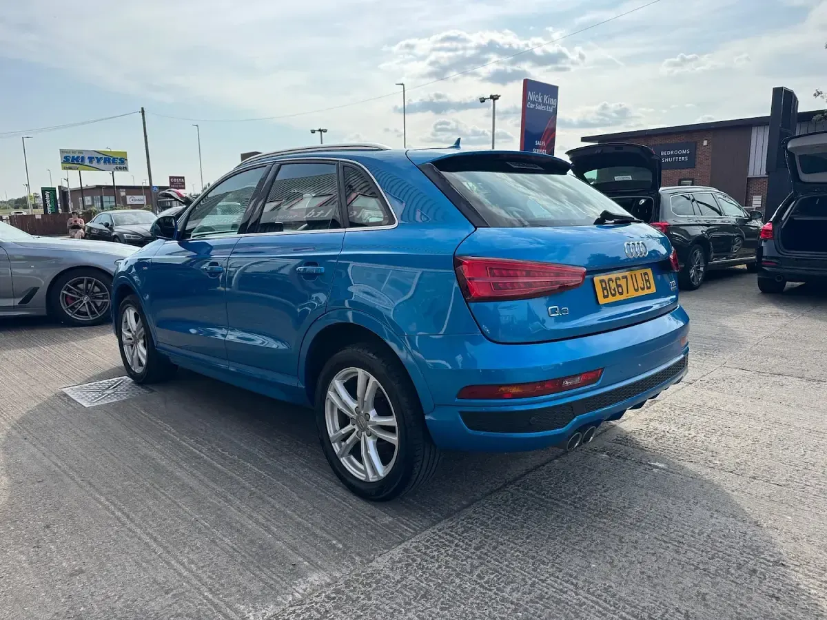 Used Audi Q3 S-Line 150 HP (110 kW) 2017 Blue SUV