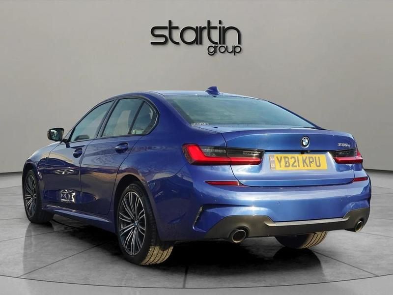 Used BMW 330e M Sport 288 HP (211 kW) 2021 Blue Sedan