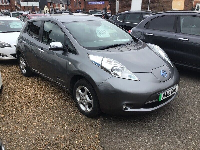 Grey Used 2015 Nissan Leaf Acenta Hatchback | £5,295 (Fair price) - Image 1/4