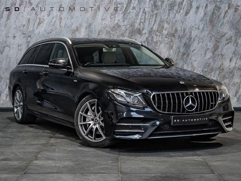 Used Mercedes E220 AMG line 2020 Black Estate