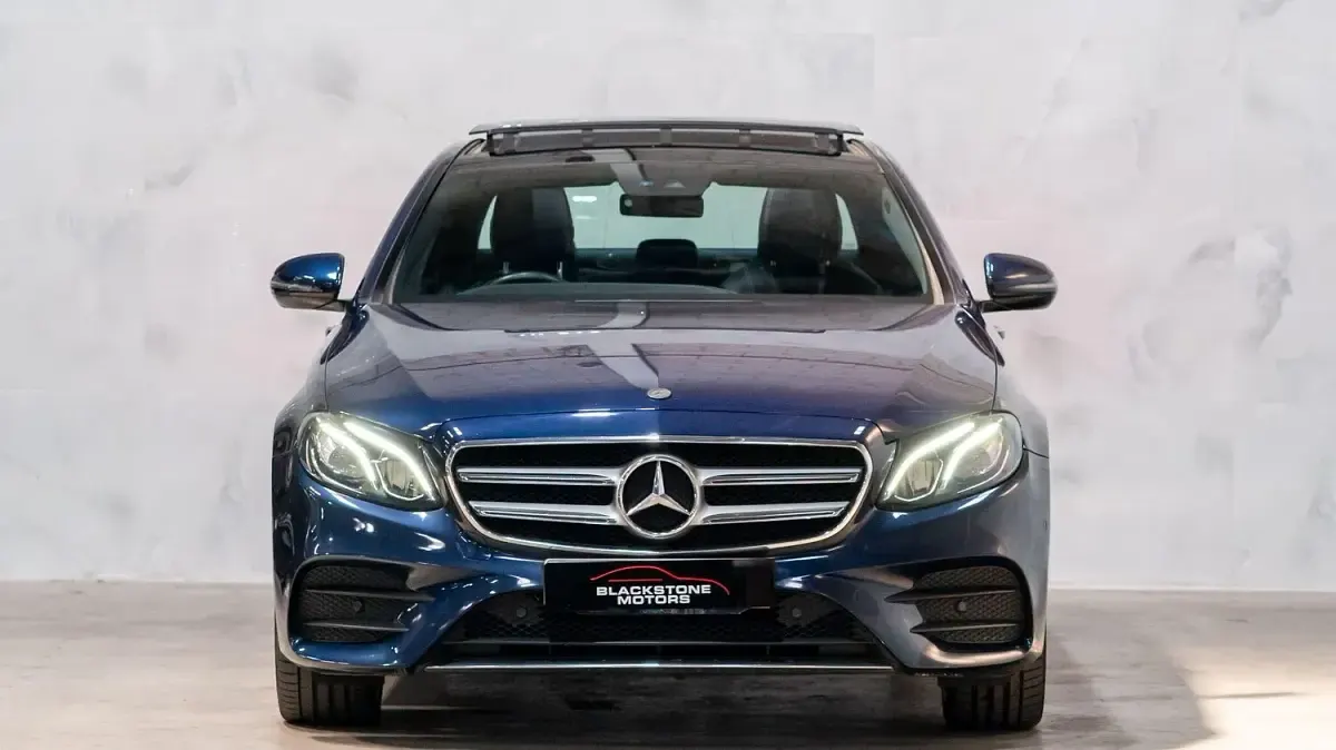 Used Mercedes E350 AMG Line Premium 2017 Blue Sedan