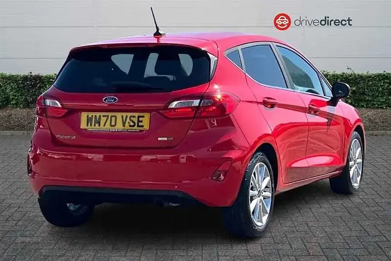 Used Ford Fiesta Titanium 2021 Red Hatchback