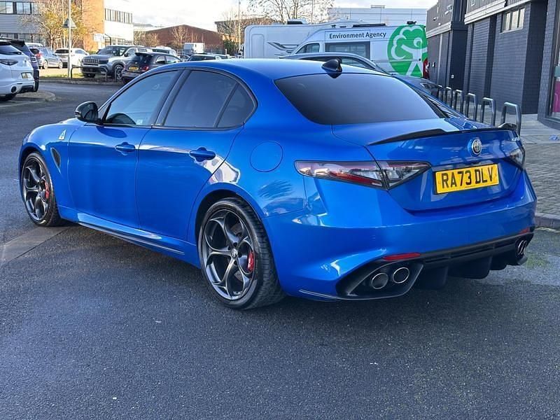 Used Alfa Romeo Giulia Quadrifoglio 520 HP (382 kW) 2023 Blue Sedan