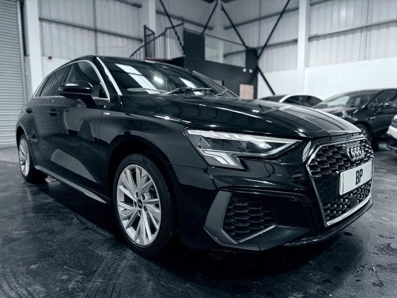 Black Used 2021 Audi A3 e-tron S-Line Hatchback | £12,495 (Super price) - Image 1/4