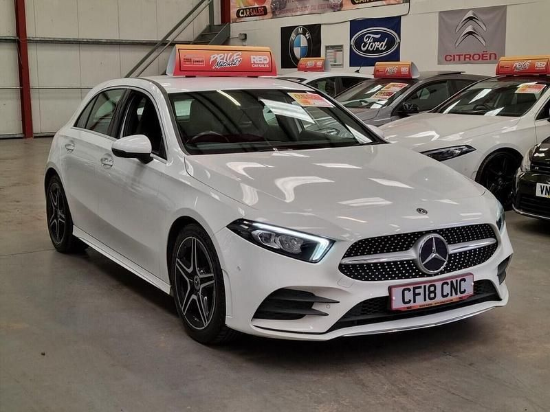 White Used 2018 Mercedes A200 AMG Line Premium Hatchback | £14,495 (Fair price) - Image 1/4