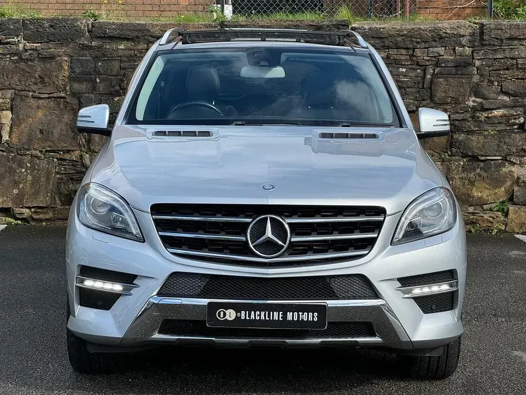 Used Mercedes ML250 AMG line 204 HP (150 kW) 2015 Silver SUV