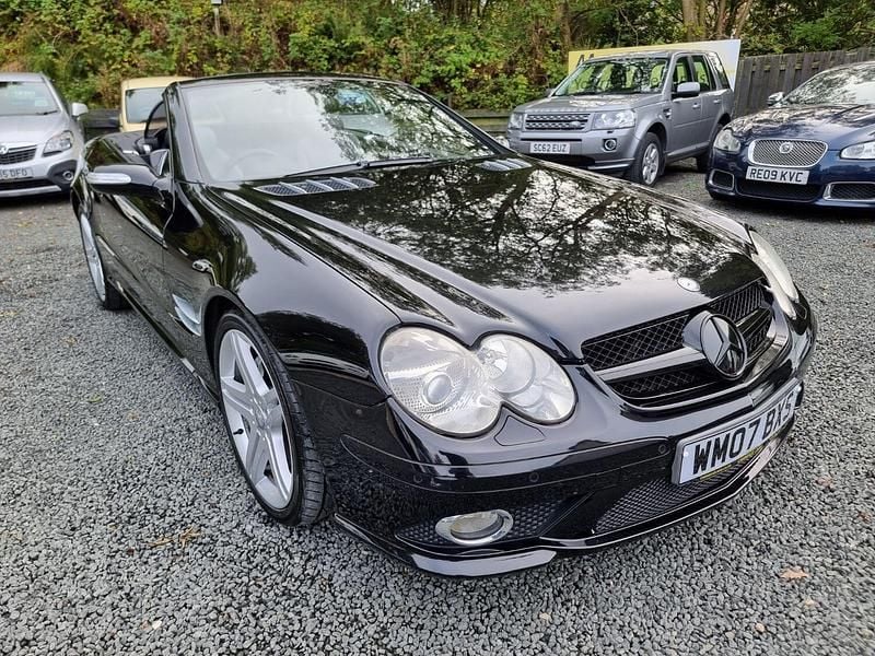 Black Used 2007 Mercedes SL350 Sport Edition Cabriolet | £7,995 (Fair price) - Image 1/4