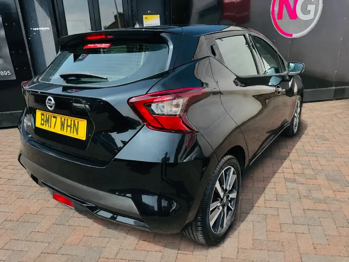 Used Nissan Micra Acenta 71 HP (52 kW) 2017 Black Hatchback