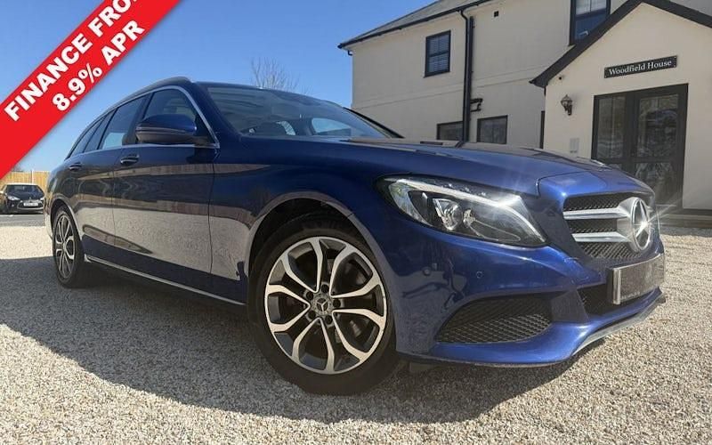 Used Mercedes C200 Premium Plus 184 HP (135 kW) 2017 Blue Estate