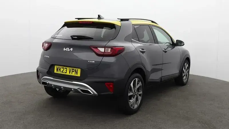 Used Kia Stonic GT-Line S 118 HP (86 kW) 2023 Storm grey with yellow roof SUV