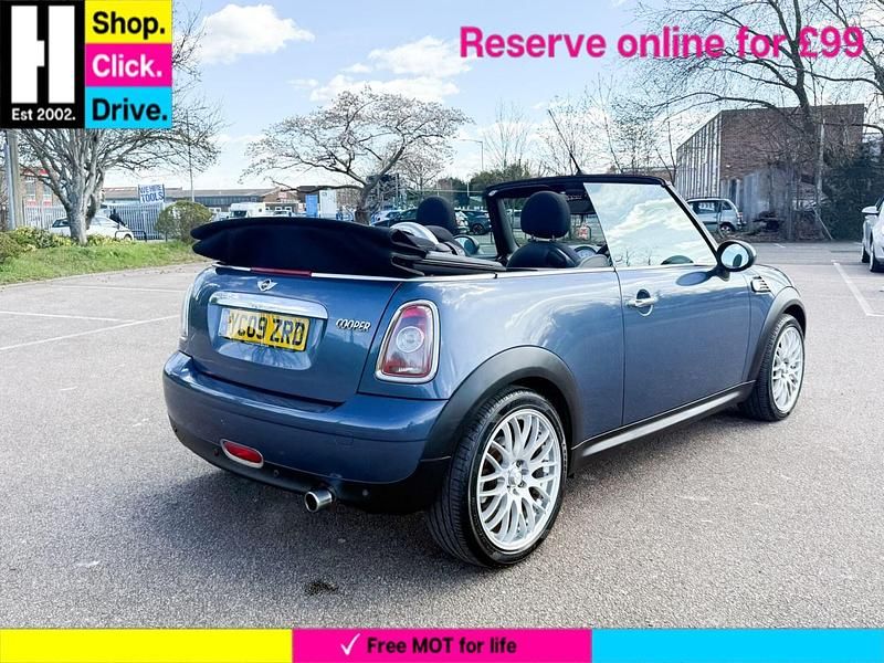 Used Mini Cooper Cabriolet 120 HP (88 kW) 2009 Blue Cabriolet
