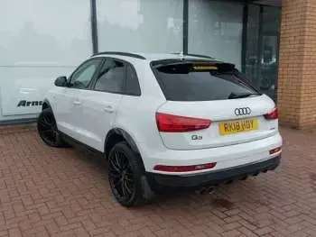 Used Audi Q3 Black Edition 184 HP (135 kW) 2018 White SUV
