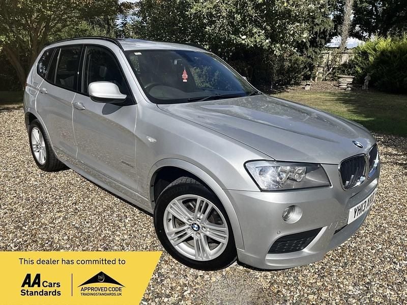 Silver Used 2013 BMW X3 M Sport SUV | £9,795 (Fair price) - Image 1/4
