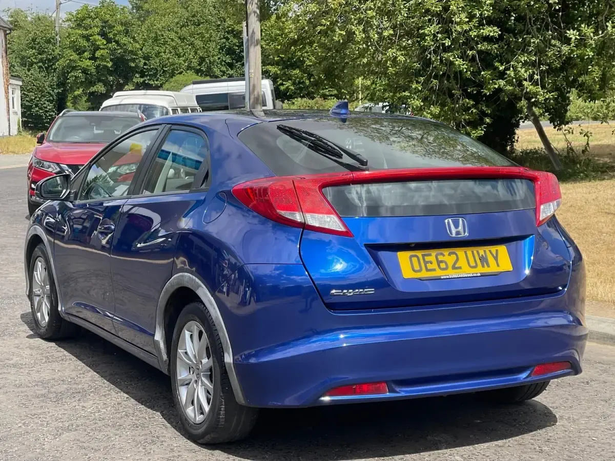 Used Honda Civic EX 2013 Blue Hatchback