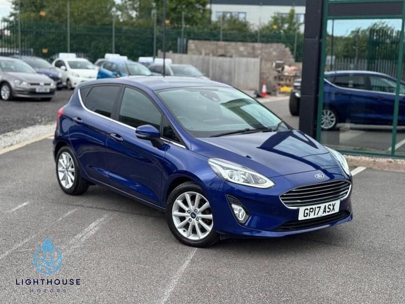 Blue Used 2017 Ford Fiesta Titanium Hatchback | £7,495 (Fair price) - Image 1/4