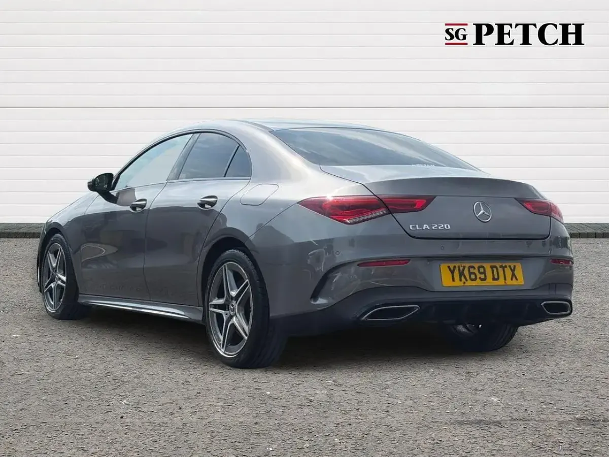 Used Mercedes CLA220 AMG line 187 HP (137 kW) 2019 Grey Coupe