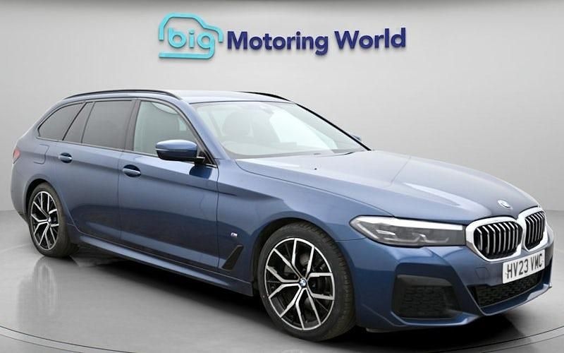 Used BMW 520 M Sport 190 HP (139 kW) 2023 Blue Estate
