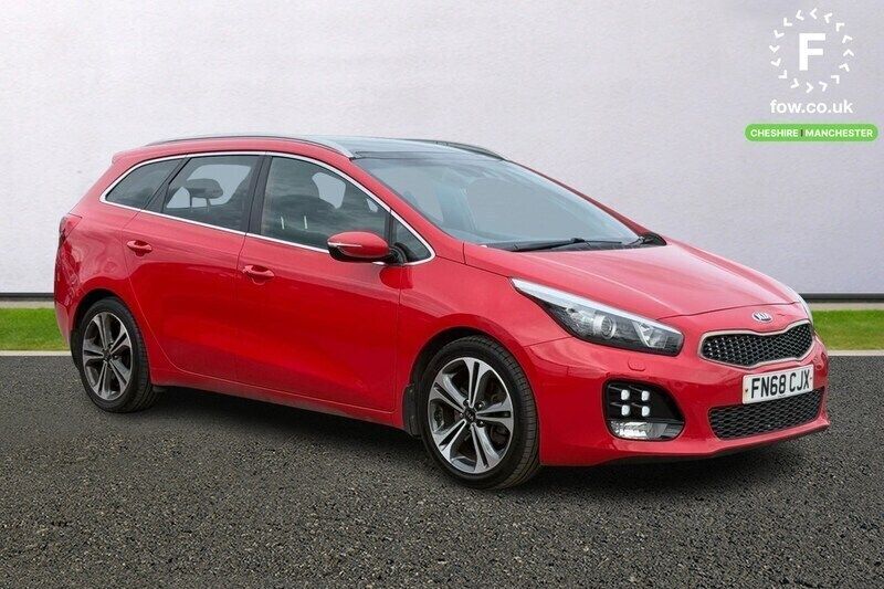 Red Used 2018 Kia Ceed GT-Line S Estate | £10,299 (Super price) - Image 1/4